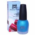 Makeup Mania Velvet Matte Nail Polish 12 ml (Shade # 132) Shiny Blue ()