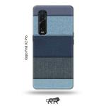 Tweakymod Printed Blue Pattern Back Cover For Oppo FIND X2 Pro
