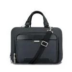 HARRISONS Spartan Overnighter 12L Briefcase for Men & Women Vegan Leather 15.6