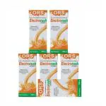 Electrorush ORS Orange Flavoured ORS Ready to Drink, Oral Rehydration for Instant Energy, Pack of 6