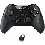 CLAW Shoot Wireless 2.4Ghz USB Gamepad Controller for PC Supports Windows XP,7,8 and 10 with Rubberized Textured Grip and Dual Vibration Motors
