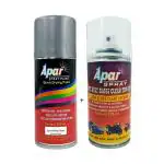 APARSPRAY Automotive Spray Paint Sparkling Silver (RC Colour Name) + GC Compatible for Kia Cars -225 ml (Pack of 2-Pcs)