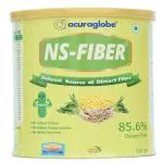 Acuraglobe NS-FIBER Daily Natural Dietary Fiber | Probiotic | Prebiotic | DIGEZYME with L-Glutamine | 40 Billion CFU of 11 strain for Digestion, Gut Health, Metabolism | Immunity of Men Women