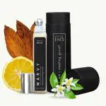 EM5 Marvy Perfume Roll On for Men Alcohol Free Concentrated Oil Tobacco Sweet Rum, 10 ml