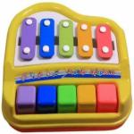 MICKLEYS Musical Xylophone and Piano, Non Toxic, Non-Battery for Kids (Multicolor)