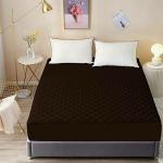 Comfowell Brown Polycotton King Size Waterproof Mattress Cover