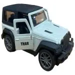 THE RED BABY Metal Thar Jeep Car Diecast Pull Back Toy with Openable Doors 1:32 Scale Model Metal Non-Toxic Finish for Kids & Boys