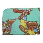 Luvlap Sea Green Baby Wrapper Cum Soft Reversible Blanket 70 X 100 cm