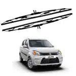 OE-PLUS Black Windscreen Wiper for Maruti Alto 800 New Pack of 2 (22, 13 Inch)
