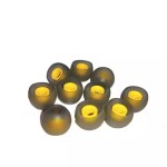 MENASO 10 Pcs Silicone Rubber Earbuds Cover for Buds 2 | (M) Size In The Ear Headphone Cushion (Pack of 10, Yellow)