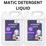 HealHerb Washing Machine Detergent Liquid 10 liter Plant Based, Biodegradable, Non Toxic, Eco-Friendly, Organic, Herbal | Tough On Stains & Odour, Smells Awesome, Protects Colour, Baby Safe