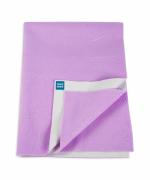 Mee Mee Reusable Water Proof Cotton Bed Protector Sheet/Extra Absorbent Mat/Dry Sheets/Urine Sheet/Dry Mat(Medium, Purple)(70Cm X100Cm)