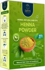 7 Days Henna Powder for Hair Colour, Herbal Colour Makes Hair Soft, Silky Smooth Shiny (100 g)