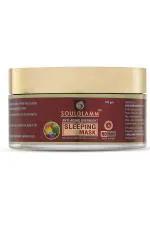 SOULGLAMM Night Gel Cream for Women and Men| Night cream for glowing skin | Sleeping mask gel | Anti Ageing Cream | With Saffron, Retinol, Apricot, Aloevera| Reduces fine lines & wrinkles |For all skin types (100 g)