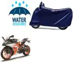 RONISH Waterproof Two Wheeler Cover for KTM (RC 200, Blue)