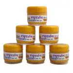 S K D Wood Raghudarshan Sandalwood Paste Chandan Tikka, 25 Gram (Pack Of 6)