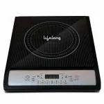 Lifelong LLIC20, 1400W, Induction Cooktop with Push Button, Grey & Black