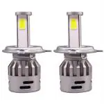 AllExtreme EX2BHT2 H4 LED Headlight Bulb with Cooling Fan 36W Head lamp Conversion Kit for Bike Car SUV nd Motorcycles (2Pcs, White)