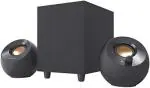 Creative Pebble Plus 2.1 USB-Powered Desktop Speakers with Powerful Down-Firing Subwoofer and Far-Field Drivers, 8W RMS with 16W Peak Power for Computer PCs and Laptops (Black)