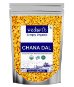 Vedarth Organic Yellow Chana Dal (Split) (500 g)