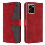 Autofocus Faux Leather Back Case Flip Cover for Vivo Y35 with ID Card Slot | Foldable Stand | 2 Card Slot | 1 Cash Slot | Magnetic Closure - Executive Red, 22407
