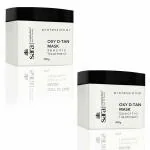 Sara Soul of Beauty Oxy D-Tan Mask for Tan removal & Glow Skin | Ideal for De-Tanning Solution | ( 2 X 400g)