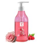 NutriGlow NATURAL'S English Rose Shampoo, For Intensive Hydration, Shiny Voluminous Hair, Detox Scalp, Paraben Free 300ml