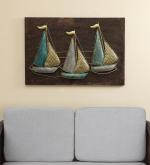 vedas Perry Boat On Board Wall Decor Hanging & Wall Mounted Sculpture Home Decor