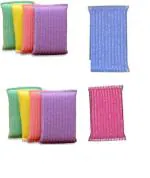 ShopiMoz- Pack of 8- Scratch Proof Kitchen Utensil Scrubber Pad Scrub Pad