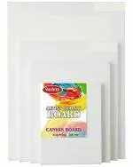 Variety Canvas Multi Size Primed Canvas Board 6x8, 8x10, 10x12, 12x16 inch