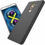 XOVO Back Cover for Honor 6X (Black, Dual Protection, Silicon, Pack of 1)