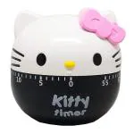 kunya 60 Minutes Pomodoro Kitchen and Cooking Timer Study Timer Mechanical Rotating Timer (Kitty) Countdown Alarm Clock