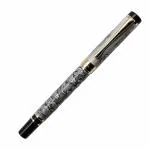 GOLD LEAF Jinhao 5000 Vintage Luxurious Metal Fountain Pen Beautiful Dragon Texture Carving, Ancient Gray Colour
