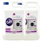 QUBIT Liquid Detergent : Ditch Harsh Chemicals 10L, Embrace Sparkle, Clean & Bright Clothes in Every Wash, Designed for Dirt removal in Washing Machine for all kinds of clothes