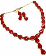 Jn Handicraft Alloy Copper-Plated Black Jewel Set For Women