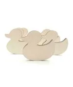 Decor Kafe Paintable Duck Wooden Laser Cut for Decorating DIY Projects (Pack of 25)