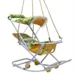 Maanit Baby Stroller Cum Swing for Newborn Baby 0-3 Years Old Kids (Green)