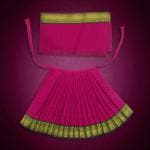 Vedic Vaani Traditional Pooja Shringar Lehanga And Dupatta For Goddess Devi Mahalakshmi,Traditional Saree for Ghatasthapana Guruvar Vrat Puja Festival Shringar for Kalash Sthapana Puja ( Pink,7(H) x 14(L) Inch)