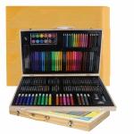 TONY STARK Art Supplies for Kids Deluxe Kids Art Set for Drawing Painting and More with Portable Art Box, Coloring Supplies Art Kits Best Christmas Great Gift for Kids Wooden, 180 Pcs