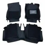 CarBinic 7D LUXURY Car Foot Mat - Custom Fitted For Mahindra Thar 2020 | 7-Layer Protection | Double-Diamond Cut Stitching | Waterproof | Dust-Proof | Anti-Skid | Car Accessories | Black