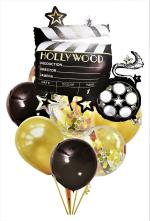 Jagmag Camera Action Hollywood Musical Night Theme Foil Balloon