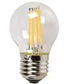 Desidiya Edison Tungsten Filament Round Antique Glass G45 Light Bulbs Pack Of 1 Vintage Base E27 Bulb Yellow Light For Home Decoration Living Room/Hall/Balcony/Restaurant Bar Lighting