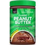 NourishVitals Classic Peanut Butter (Almonds Chunks & Dark Chocolate) with Roasted Peanuts & Almonds, Classic Roast, 750 g
