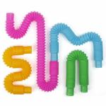 Globular Pop Tube Fidget Toys Fidget Learning for Toddlers, Pipe Stress Anxiety Relief Sensory Bendable Stimming Toy