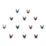 Comet Busters Moon Shaped Multicolored Bindi (BIN409) Pack of 1