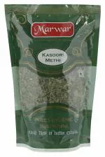 Marwar Premium Kasuri Methi, Dry Fenugreek Leaves 1 Kg Saver Pack (Aromatic Kasoori Methi)