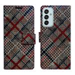 A D Enterprises Check Flip Cover for Samsung F13 | Magnetic Case | Shock Absorbent | Flip Cover Samsung F13