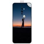 GADGETSWRAP Printed Vinyl Skin Sticker for Oppo Reno 2Z - woman holding a moon