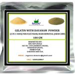 MGBN Gelatin With Davanam Powder 2 In 1 Uses For Face Mask, Hair Removal Skin Care 100 gm