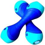 SBR Sports '2KG PAIR OVAL DUMBBELL SET FITNESS WEIGHTS FOR WOMEN & MEN, (2KG+2KG) Fixed Weight Dumbbell (4 kg)